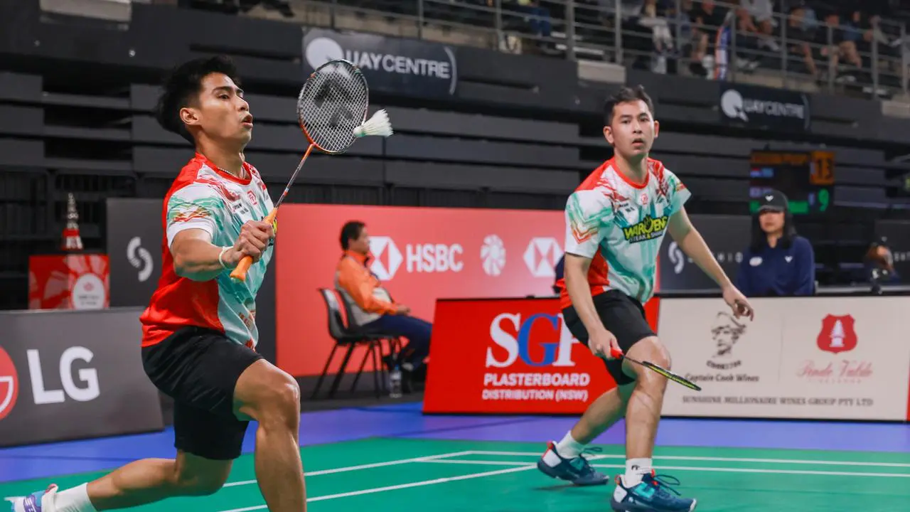 Sabar Karyaman Gutama/Moh Reza Pahlevi Isfahani - Australian Open 2025 - Bulu Tangkis