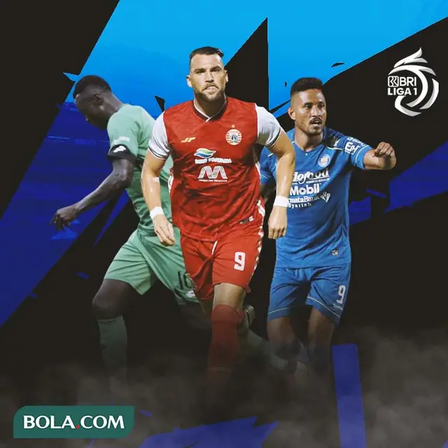 BRI Liga 1 - Ezechiel N'Douassel, Marko Simic, Wander Luiz