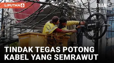 Pemprov DKI Jakarta akan Tindak Tegas Kabel Fiber Optik yang Semrawut di Jalan