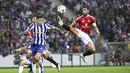 Ini menjadi kartu merah kedua secara beruntun bagi Fernandes. Sebelumnya, ia mendapat kartu merah saat Manchester United kalah 0-3 dari Tottenham di Premier League. (AP Photo/Luis Vieira)
