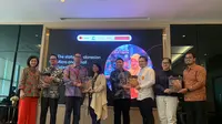 Mastercard Indonesia, 60 Decibels, dan Mercy Corps Indonesia meluncurkan laporan mengenai perkembangan sektor Usaha Mikro dan Kecil di Indonesia. (Tasha/Liputan6.com)