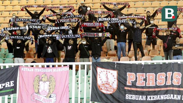 Foto: Melihat Uji Coba Kehadiran Suporter di Liga 2 Saat Persis Solo Vs Rans Cilegon FC