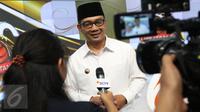 Wali Kota Bandung, Ridwan Kamil saat memeriahkan HUT Liputan 6 di Senayan City, Jakarta, Senin (23/5). (Liputan6.com/Immanuel Antonius)