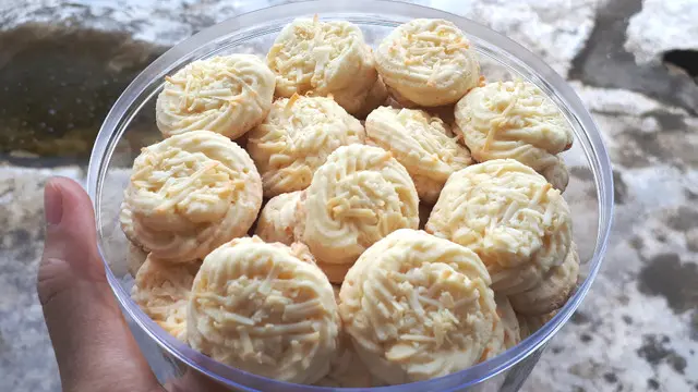 ilustrasi resep kue kering sagu keju/cookpad