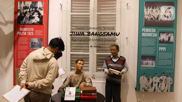 Antusias Pelajar Kunjungi Museum Jelang Hari Sumpah Pemuda