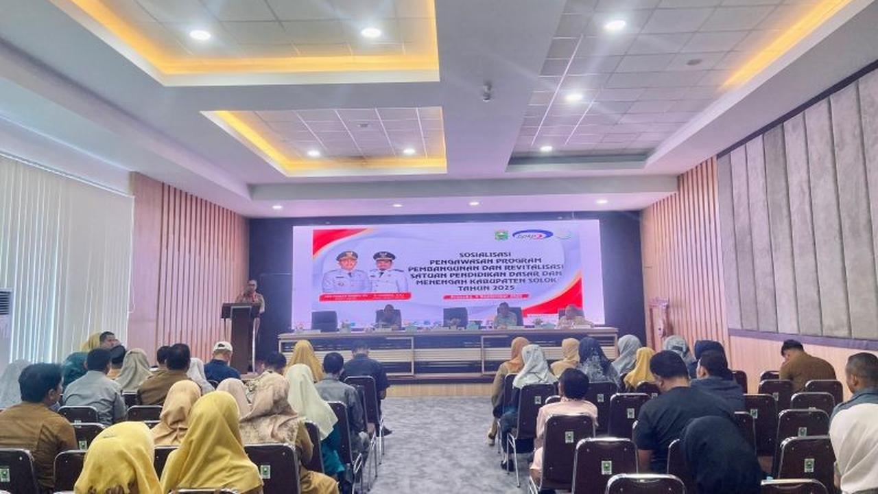 Tahukah Anda? 18 SD/SMP Solok Direvitalisasi Tahun 2025, Pemkab Ingatkan Aturan Ketat & Bentuk Tim Pendamping!