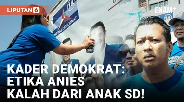 Baliho Anies di Pasuruan Dicoreti Kader Demokrat