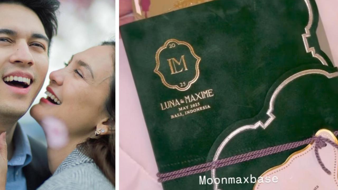 Potret Detail Undangan Pernikahan Luna Maya & Maxime Bouttier, Mewah Berwarna Hijau Emerald