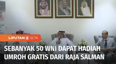 Sebanyak 50 warga negara Indonesia mendapat hadiah umrah gratis dari Raja Arab Saudi, Salman bin Abdulaziz al-Saud. Umrah gratis ini diberikan untuk kalangan akademisi dan tokoh agama.