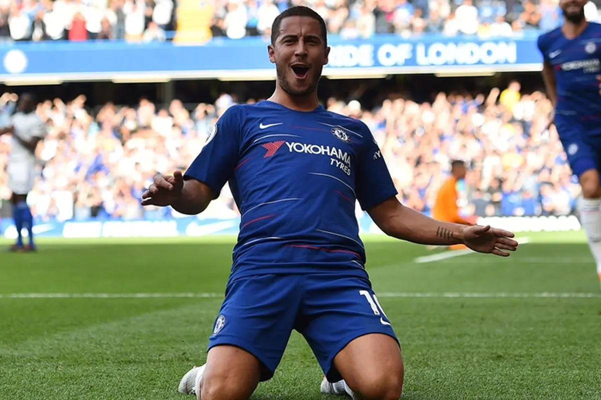 Gelandang Chelsea, Eden Hazard.