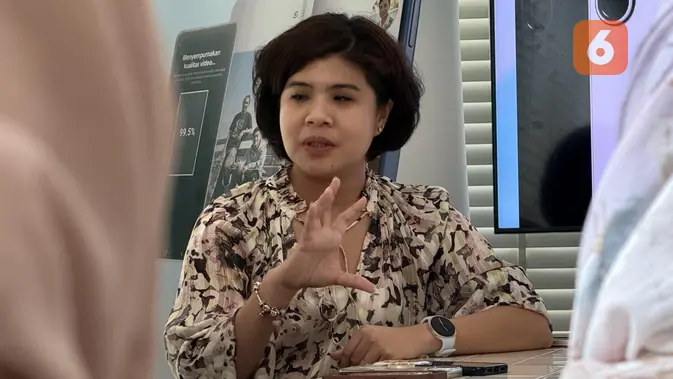 MX Product Marketing Senior Manager di Samsung Electronics Indonesia, Annisa Maulina. Liputan6.com/Iskandar