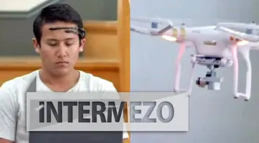 Jika biasanya drone digunakan dengan remote kontrol, maka berbeda dengan lomba drone yang satu ini. Para peserta kali ini dituntut mengendalikan drone dengan menggunakan otak.