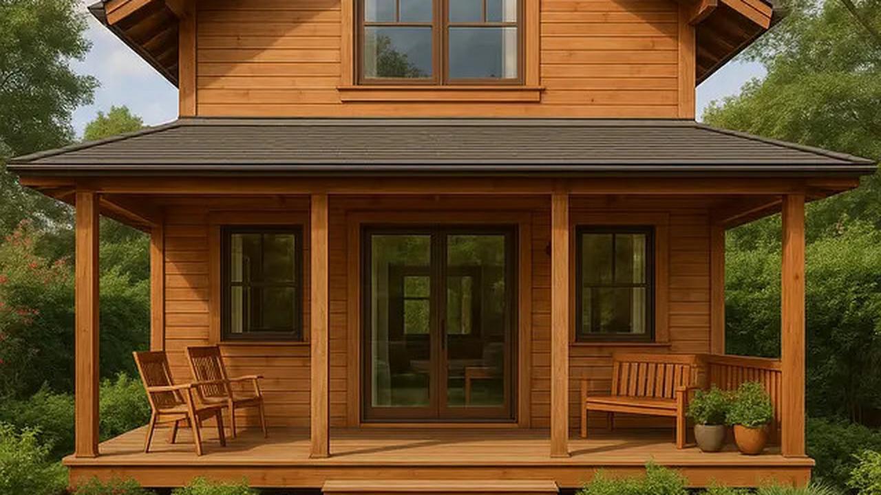 10 Desain Rumah Kayu 6 x 12 yang Asri, Cocok Buat Kamu yang Mau Tampil Beda