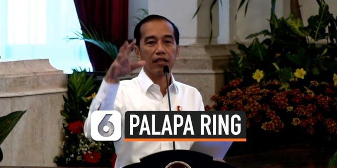 VIDEO: Jokowi Resmikan 'Tol Langit' Palapa Ring