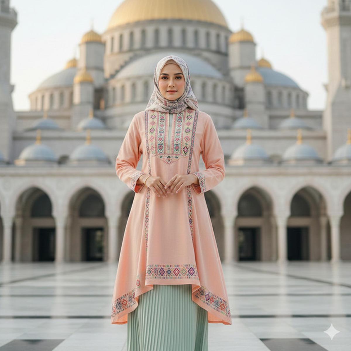 8 Tunik Muslim Wanita Lebaran 2026 Nyaman Adem, Pilihan Terbaik untuk Hari Raya