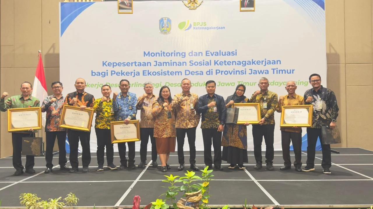 Sinergi BPJS Ketenagakerjaan dan Dinas PMD Jatim Perluas Jaminan Sosial Pekerja Desa