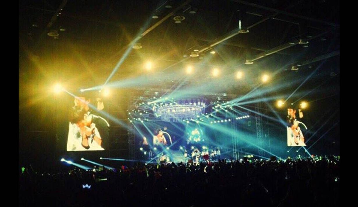 Kini, perhentian terakhir Lee Min Ho adalah negara asalnya, Korea Selatan. Konser Lee Min Ho yang berlangsung di KINTEX, Ilsan, 3 Januari 2015, dihadiri ratusan penonton. (facebook.com/leeminhoglobaltour)