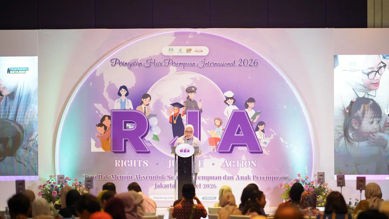 Menteri Pemberdayaan Perempuan dan Perlindungan Anak Republik Indonesia, Arifah Fauzi,  membuka Forum 'Perempuan: Rights. Justice. Action' di Jakarta (Foto: Ist)