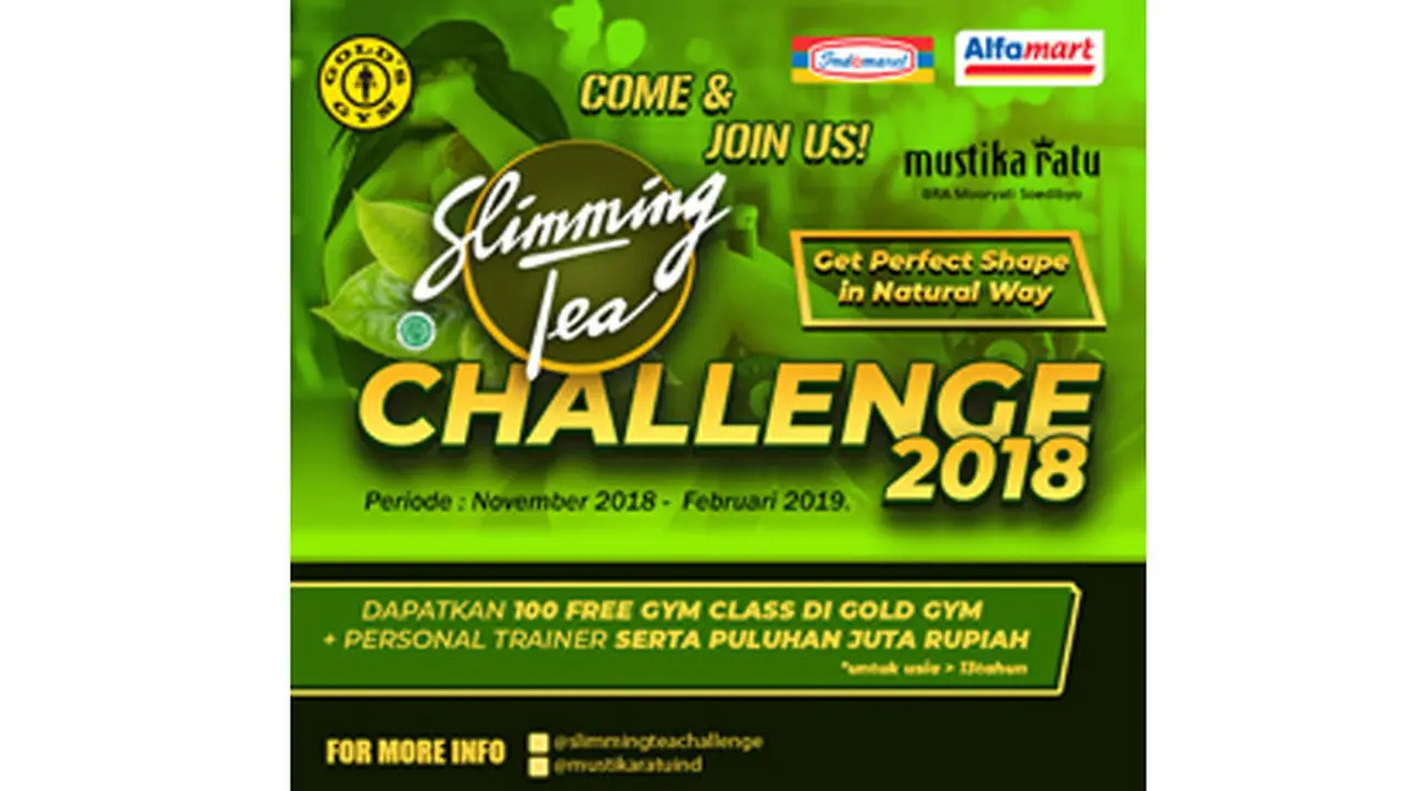 Mustika Ratu Slimming Tea Challenge