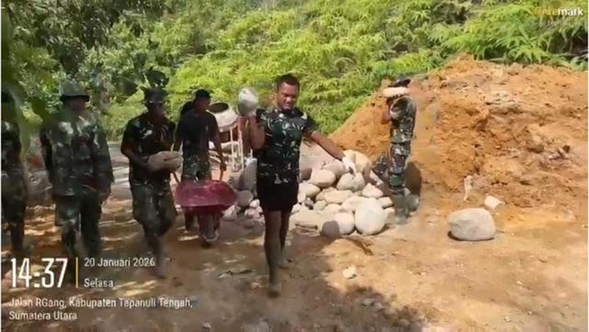 Sejumlah Jembatan Gantung Siap Dibangun di Sumut, Warga Antusias Membantu