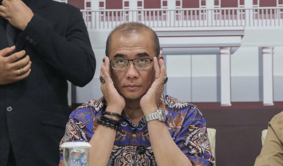 "Yang bicara adalah saat debat capres, capres yang bicara. Saat cawapres, cawapres yang bicara. Debat pertama itu nanti adalah porsinya untuk debat capres, calon presiden." <br>