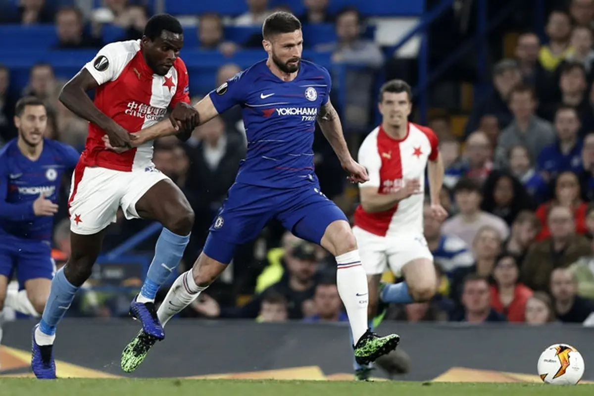 Penyerang Chelsea, Olivier Giroud.
