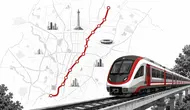 Infografis 11 Stasiun LRT Jakarta Kelapa Gading-Manggarai