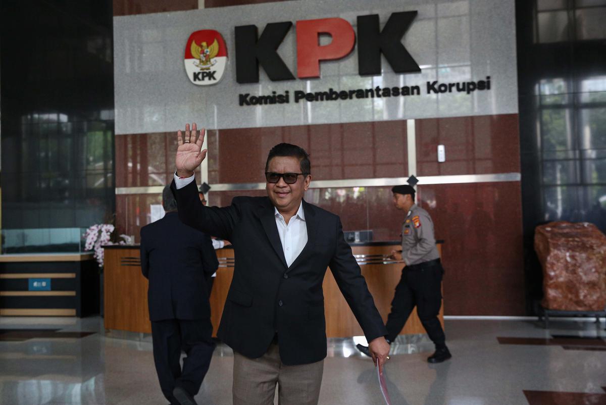 Hasto Kristiyanto diperiksa KPK