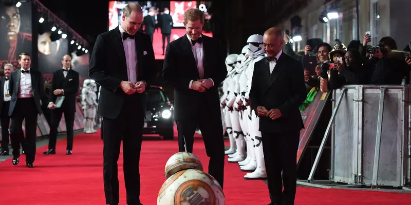 Pangeran William dan Pangeran Harry di Star Wars