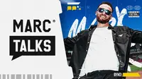 Podcast MARC TALKS yang dibawakan oleh Marc Klok. (Sumber: Dok. Vidio.com)