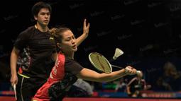 Meskipun sudah tersingkir dari nomor ganda campuran namun Gronya Somerville masih memiliki kesempatan pada ganda putri. Pebulutangkis Australia itu akan berpasangan dengan Setyana Mapasa. (Bola.com/Vitalis Yogi Trisna)