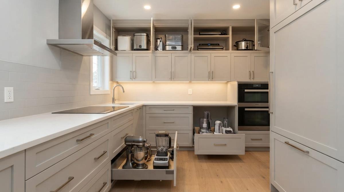 Inspirasi Desain Dapur 3x2 untuk Banyak Peralatan Elektronik
