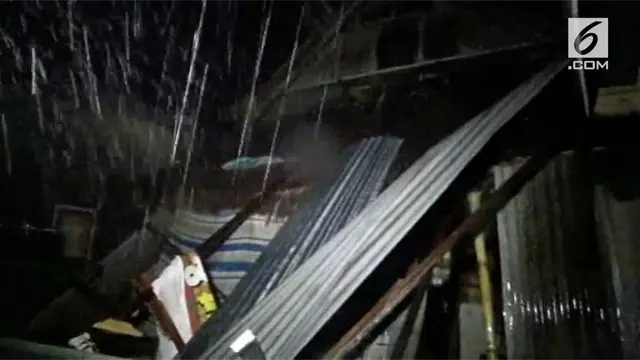 VIDEO: Detik-Detik Puting Beliung Terjang Rumah di Sulawesi Barat