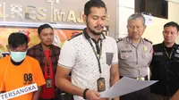 Rilis kasus video mesum di Majene, Sulawesi Barat (Fauzan/Liputan6.com)