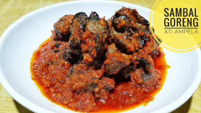 Sambal Goreng Ati Ampela (Foto: YouTube Asty Ayu Kitchen)