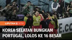 Matchday terakhir Grup H mempertemukan Portugal dan Korea Selatan. Secara mengejutkan di laga ini Taeguk Warriors berhasil mengalahkan Portugal 2 -1 dan menyegel 1 tiket ke babak 16 besar.