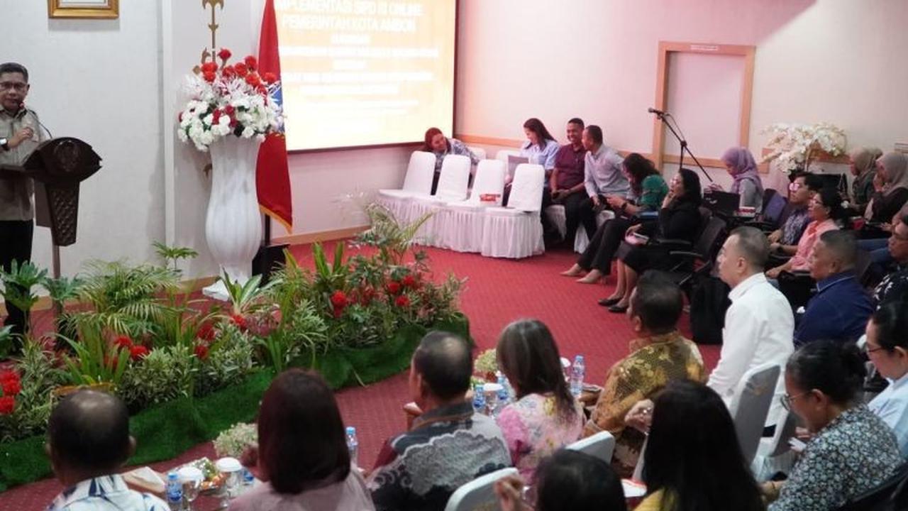Pemkot Ambon Luncurkan SIPD Daring, Perkuat Transparansi Keuangan Daerah