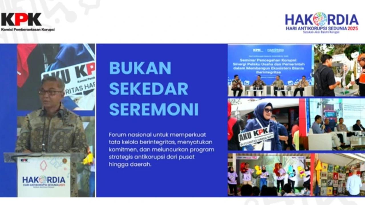 Hakordia Bukan Pesta Seremonial, Ketua KPK Ingatkan Pentingnya Integritas Sejati