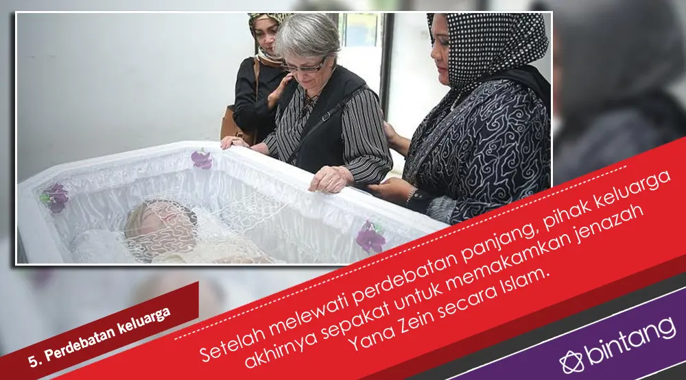 Pindah Keyakinan, Pemakaman Yana Zein Sempat Tuai Perdebatan. (Foto: Bambang E. Ros, Desain: Nurman Abdul Hakim/Bintang.com)