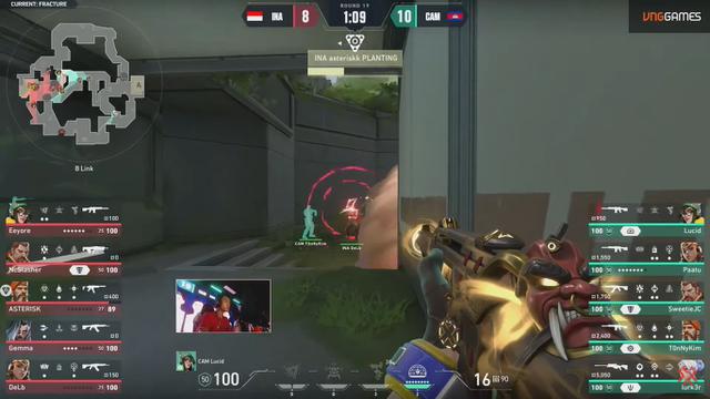 Pertandingan antara Timnas Valorant Indonesia melawan Kamboja di SEA Games 2023 (YouTube Valorant Esports Indonesia)