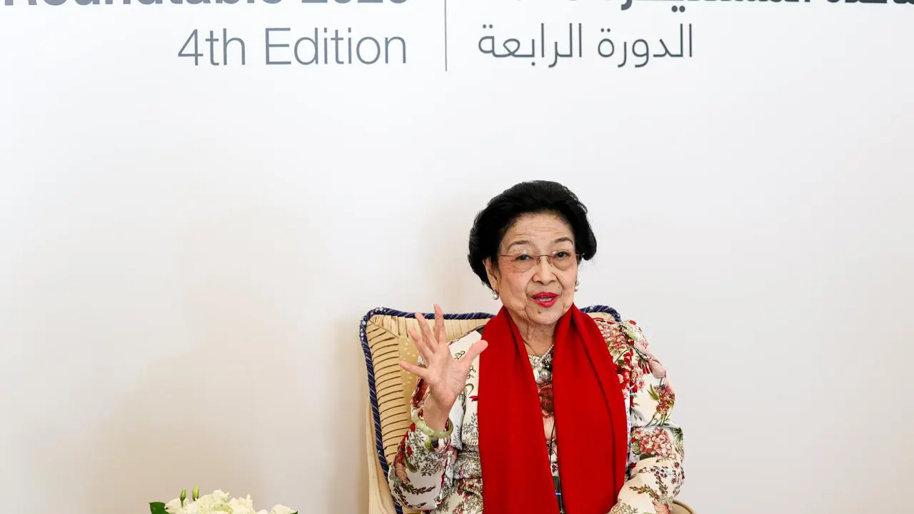 Megawati Usai Agenda Zayed Award: Seharusnya Sudah Tidak Ada Perang, Kita Satu Bumi