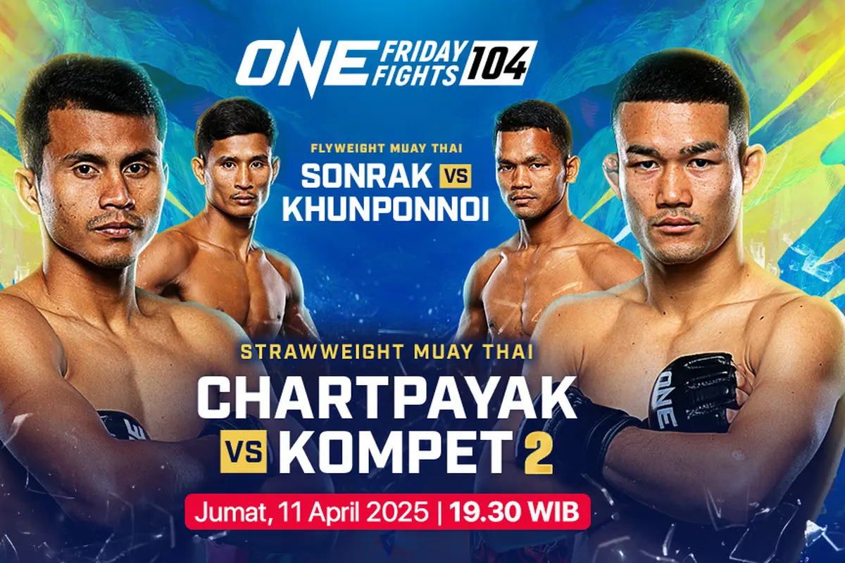 Saksikan Siaran Langsung ONE Championship: ONE Friday Fights 104 di Vidio