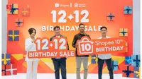 Semarak 12.12 Shopee Rayakan 10 Tahun Perjalanan Bareng Fuji, Batik Kanthil, dan Kintakun 
