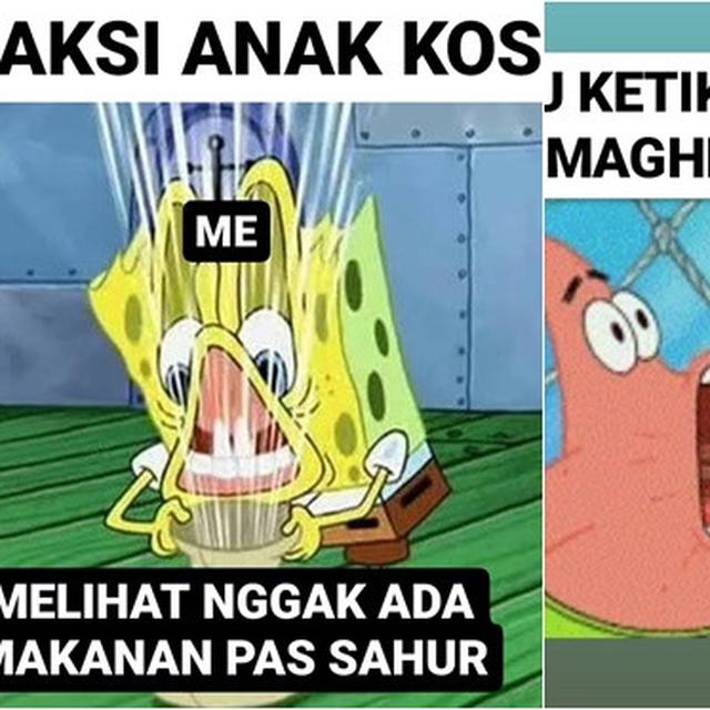 7 Meme Spongebob Dan Patrick Waktu Ramadhan Ini Kocak Hot Liputan6 Com