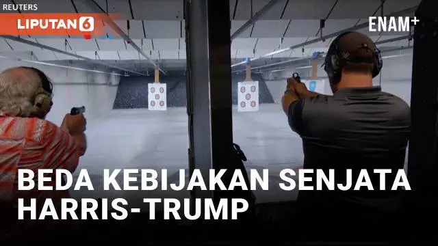 VIDEO: Beda Pendekatan Kebijakan Senjata Capres Harris-Trump