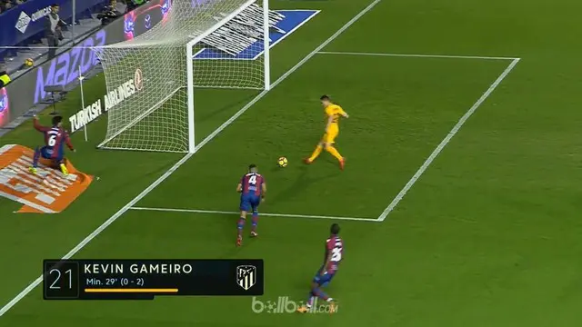 VIDEO: Highlights La Liga, Levante Vs Atletico Madrid 0-5