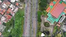 Lancarnya arus lalu lintas di sejumlah ruas jalan protokol di Jakarta dikarenakan, masih berlangsungnya cuti bersama terkait perayaan Idul Fitri 1446 Hijriah. (merdeka.com/Arie Basuki)