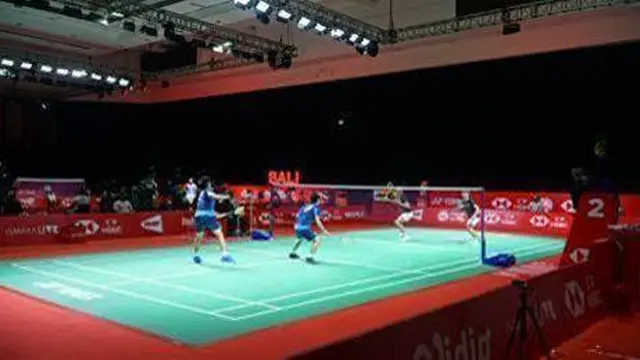 Aula BICC Mangupura jadi lapangan bulutangkis
