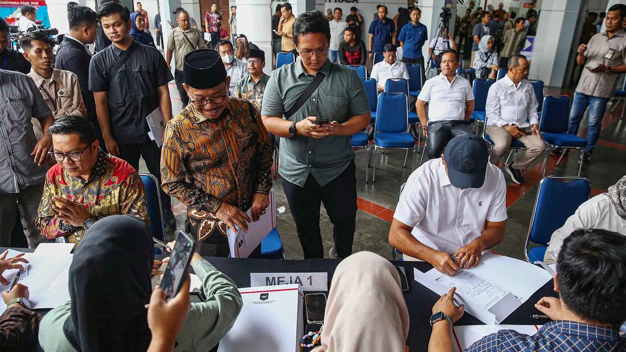 FOTO: Pemeriksaan Kesehatan dan Pengambilan Tanda Pangkat Kepala Daerah Terpilih Hasil Pilkada 2024