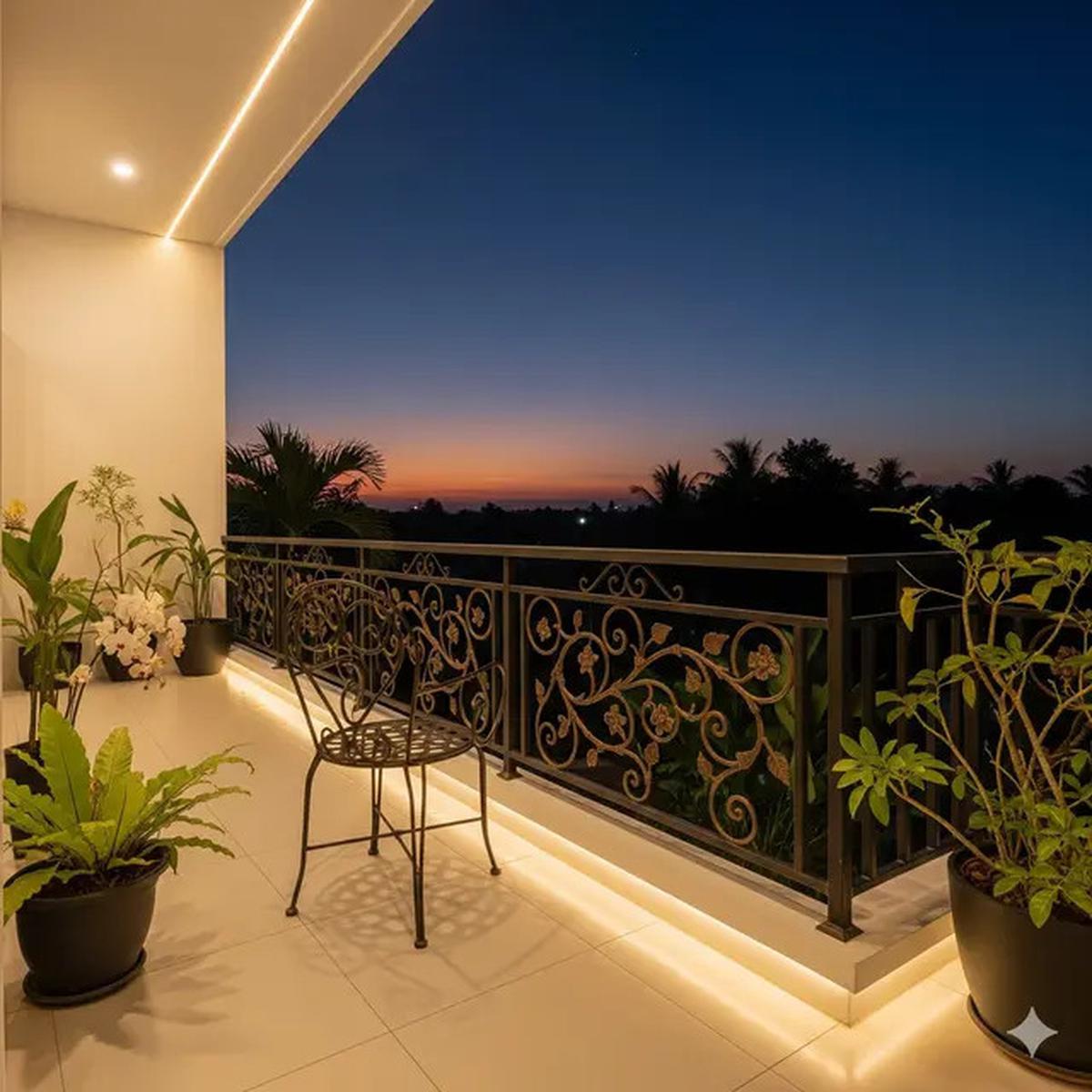10 Model Teras Rumah Minimalis dengan Balkon Mungil, Nyaman untuk Nongkrong dan Bersantai